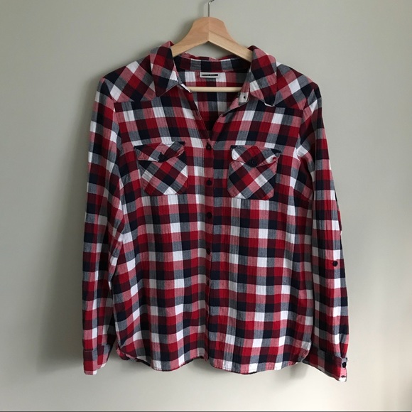 Noisy may Tops - Noisy May // Checkered Plaid Shirt